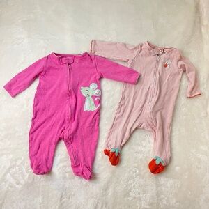 Carter’s One Piece Footed Sleeper Bundle Size 6 Months